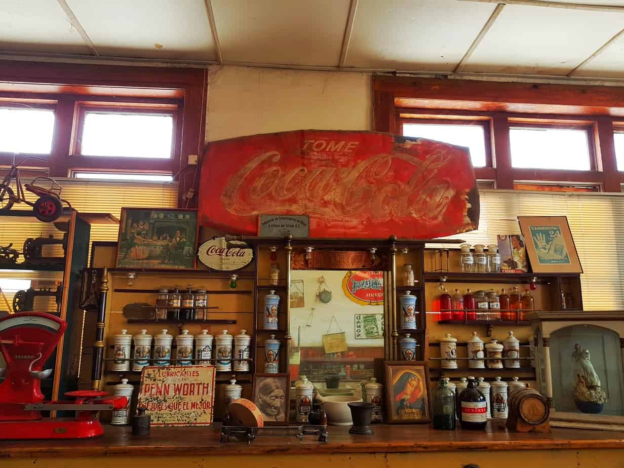 Reconstructed shop in Mammoth Museum, Chiuhuahua