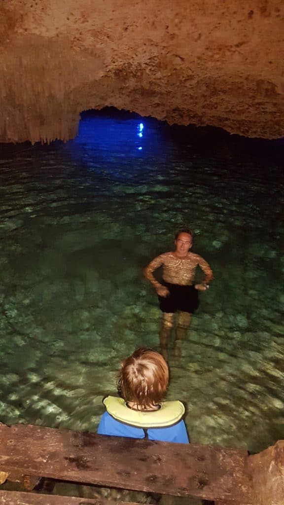 cave swimming near Tulum