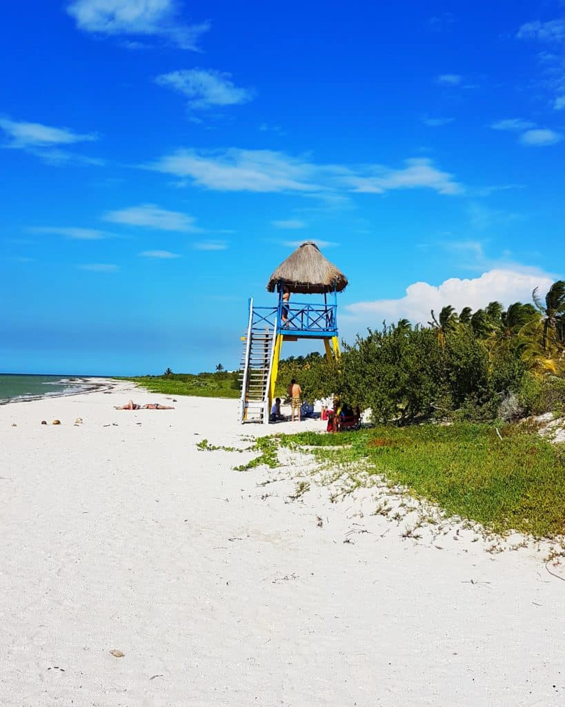 Best beaches in Mexico. San Crisanto, Yucatan