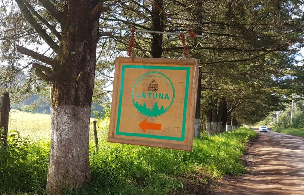 Ecopark La Tuna sign