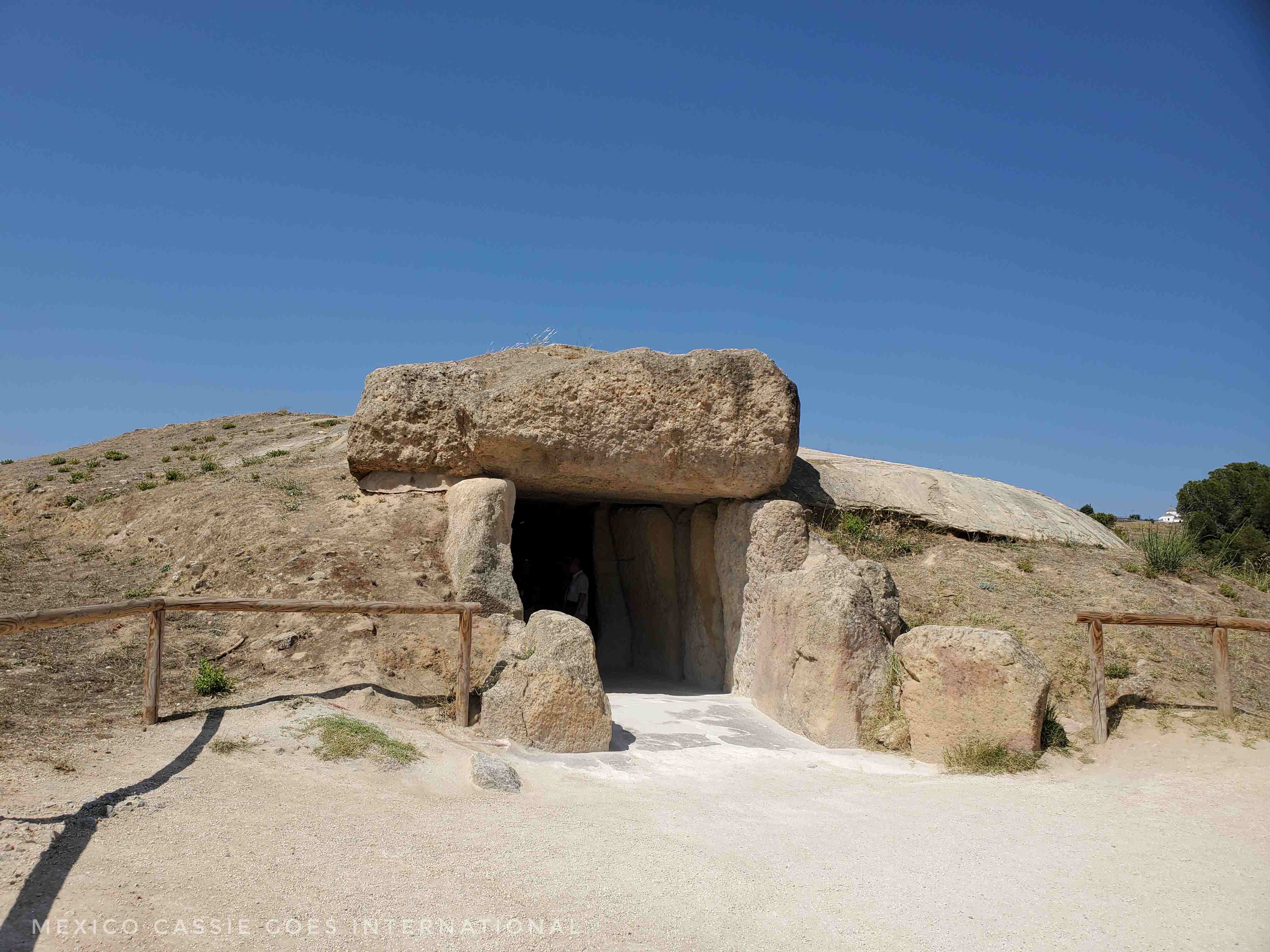 view of a dolmen entrance