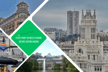 green text box: everything you need to know before visiting madrid