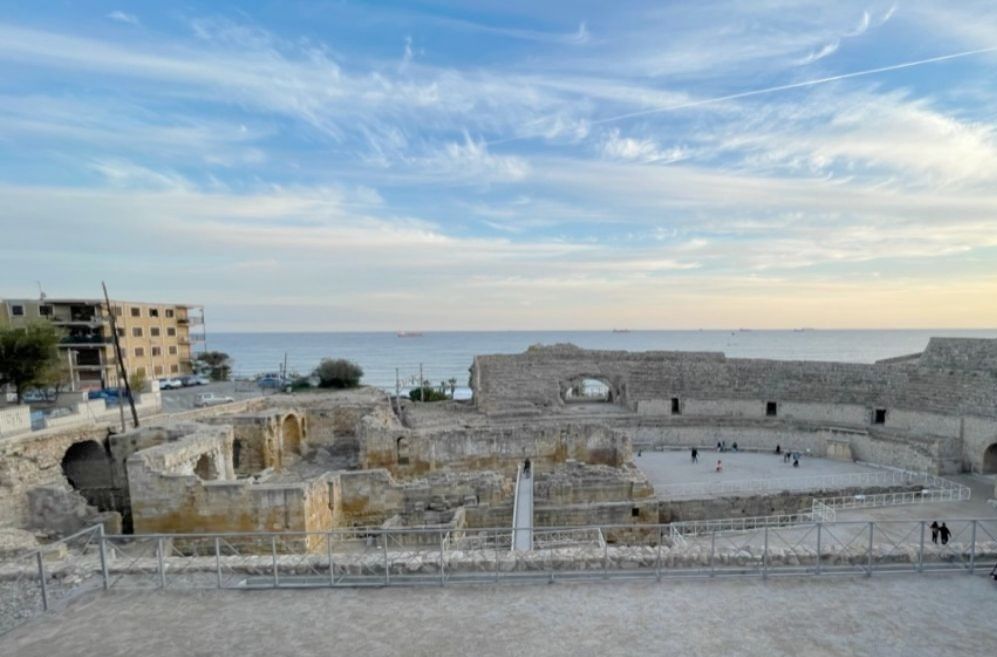 view of Tarragona roman amphiteatre