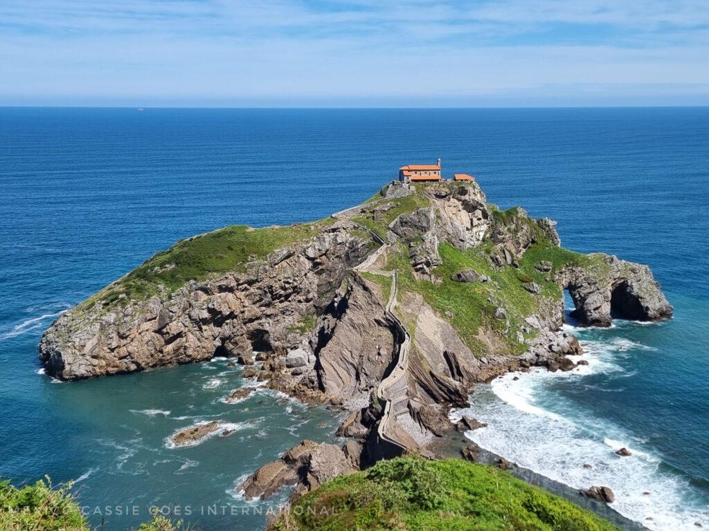 view over rocky outcrop