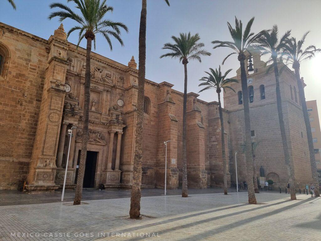 view of a cathedral - less churchy than most - a large long building designed to protect