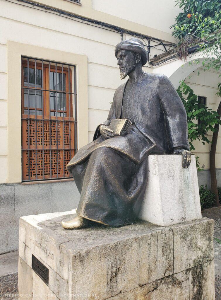 statue of a Jewish scholar 