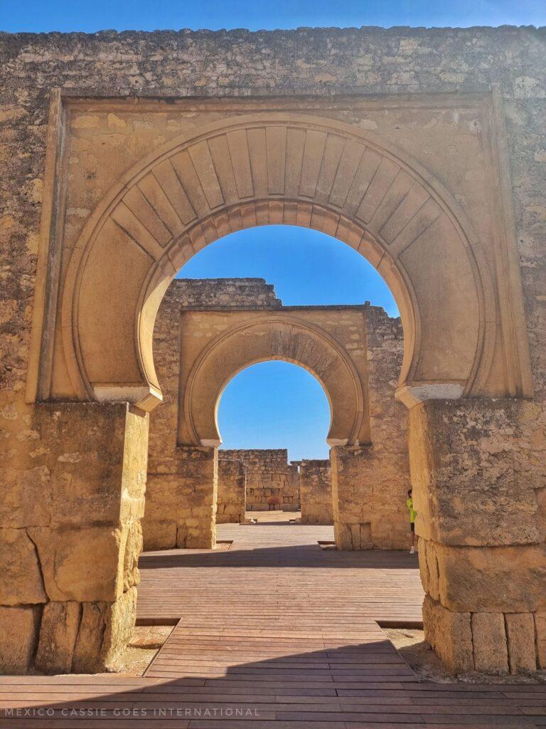 Moorish arch with a second behind