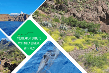 green text box: your expert guide to visiting la gomera with kids