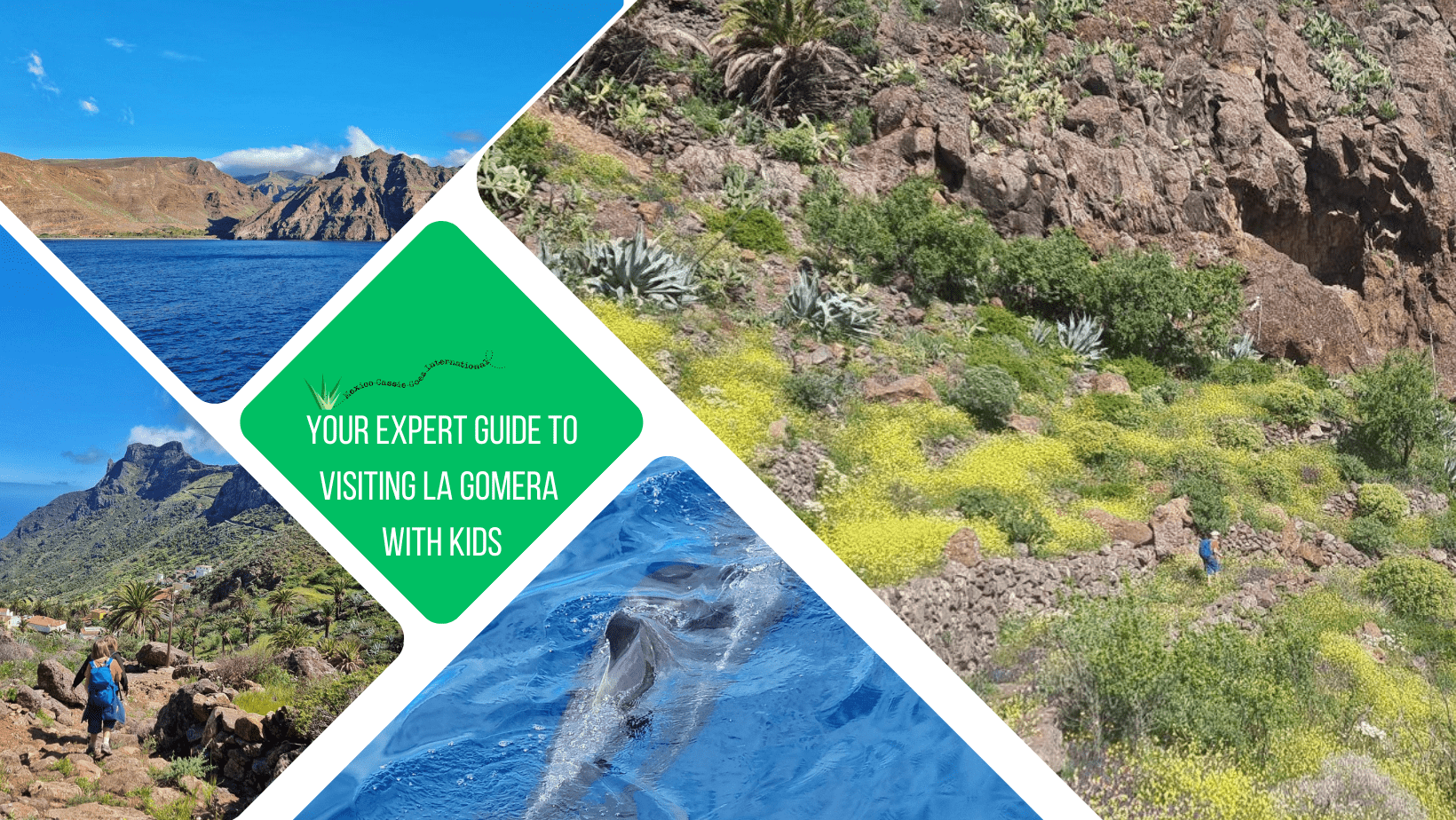 green text box: your expert guide to visiting la gomera with kids