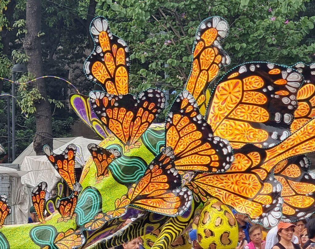 monarch butterfly alibrije in a parade