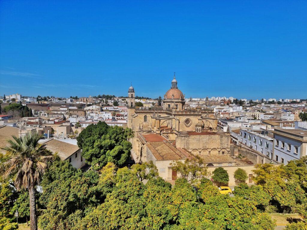 view from Jerez's alcazar over the city