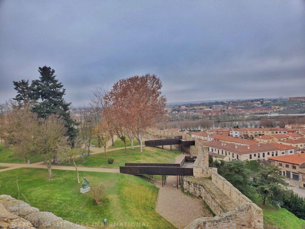 walls of Zamora from above