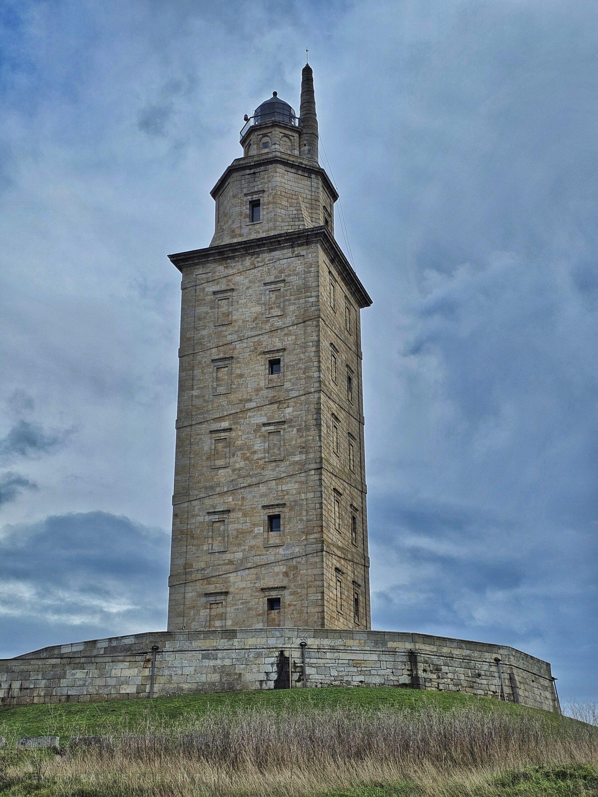 the lighthouse at Coruña